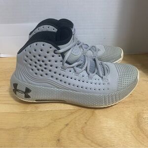 Under Armour Mens HOVR Havoc 2 3022050-101 Gray Basketball Shoes Size 6‎